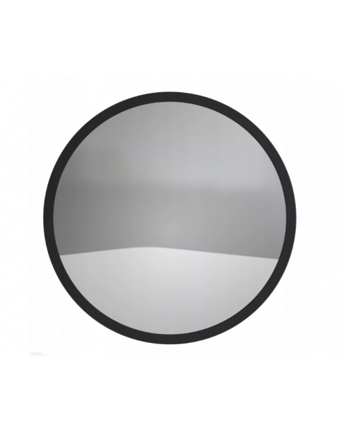 Add Home France veidrodis su galiniu LED apšvietimu, juodu rėmeliu, Apvalūs veidrodžiai, veidrodžiai Su rėmeliu