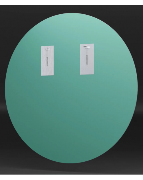 Apvalus veidrodis Alasta, Apvalūs veidrodžiai, veidrodžiai Be rėmelio