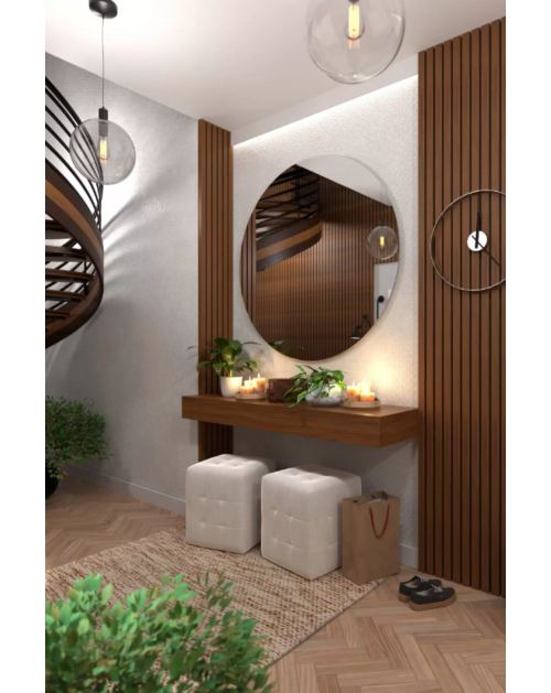 Apvalus veidrodis Alasta, Apvalūs veidrodžiai, veidrodžiai Be rėmelio