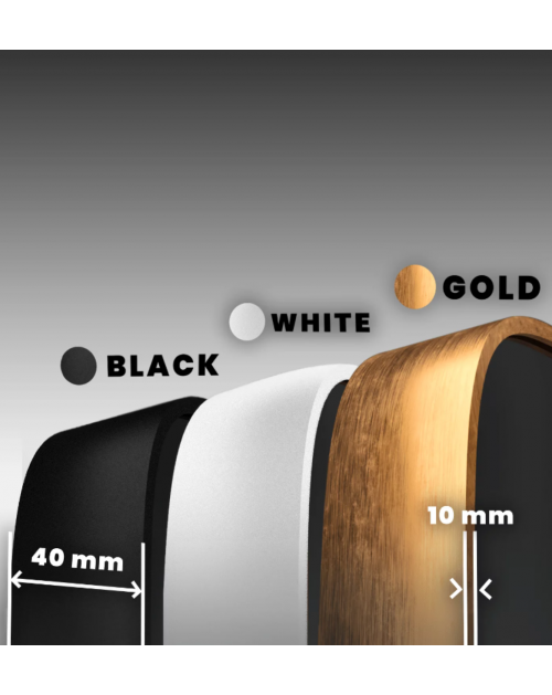 Alasta Loft veidrodis su juodu rėmeliu, Keturkampiai veidrodžiai, veidrodžiai Su rėmeliu