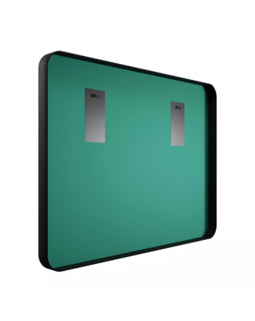 Alasta Loft veidrodis su juodu rėmeliu, Keturkampiai veidrodžiai, veidrodžiai Su rėmeliu