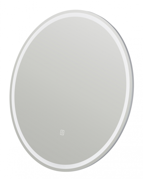 Sun veidrodis su LED apšvietimu, liečiamu jungikliu, pritemdymu ir antirasojimu, Apvalūs veidrodžiai, veidrodžiai Be rėmelio